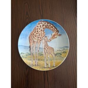 Edwin M Knowles China Co. collectible plate "A kiss for mother"